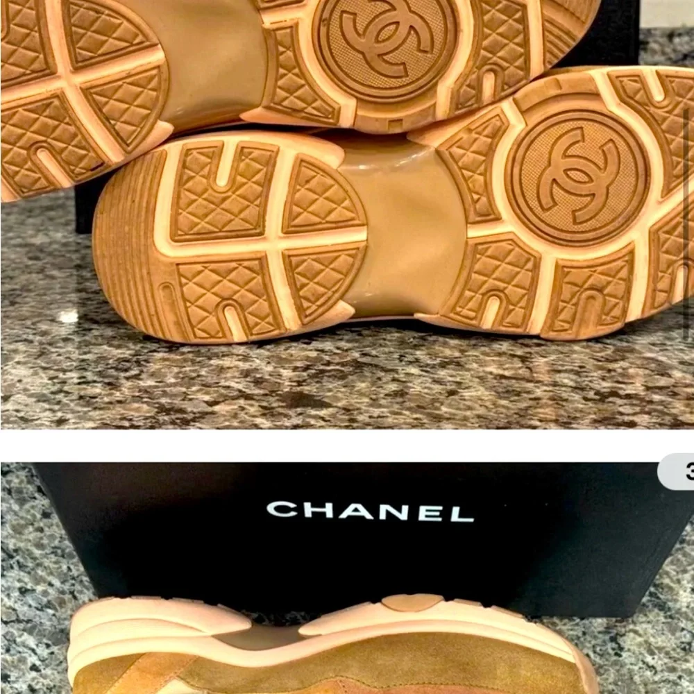 Chanel sneakers no box was lost when I moved might have dust bags 1 hr sale - Picture 3 of 3